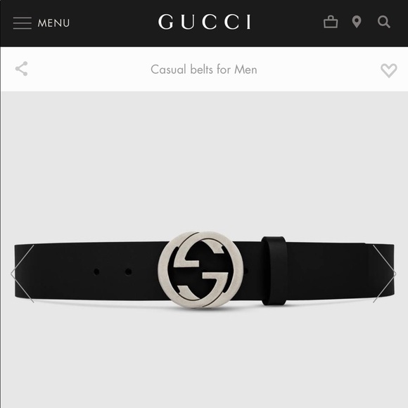 Gucci interlocking G Belt Size 28-30 - Picture 3 of 3